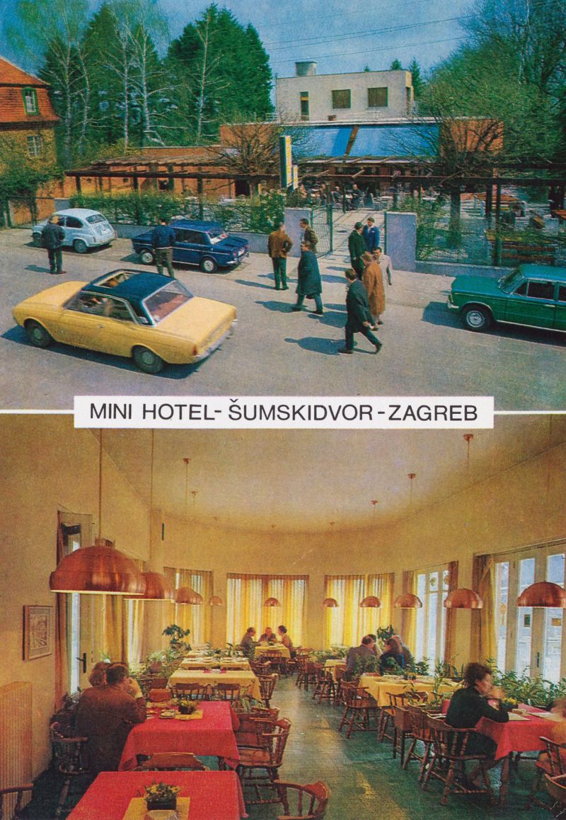 Cmrok, restoran 'Šumski dvori' oko 1975. godine